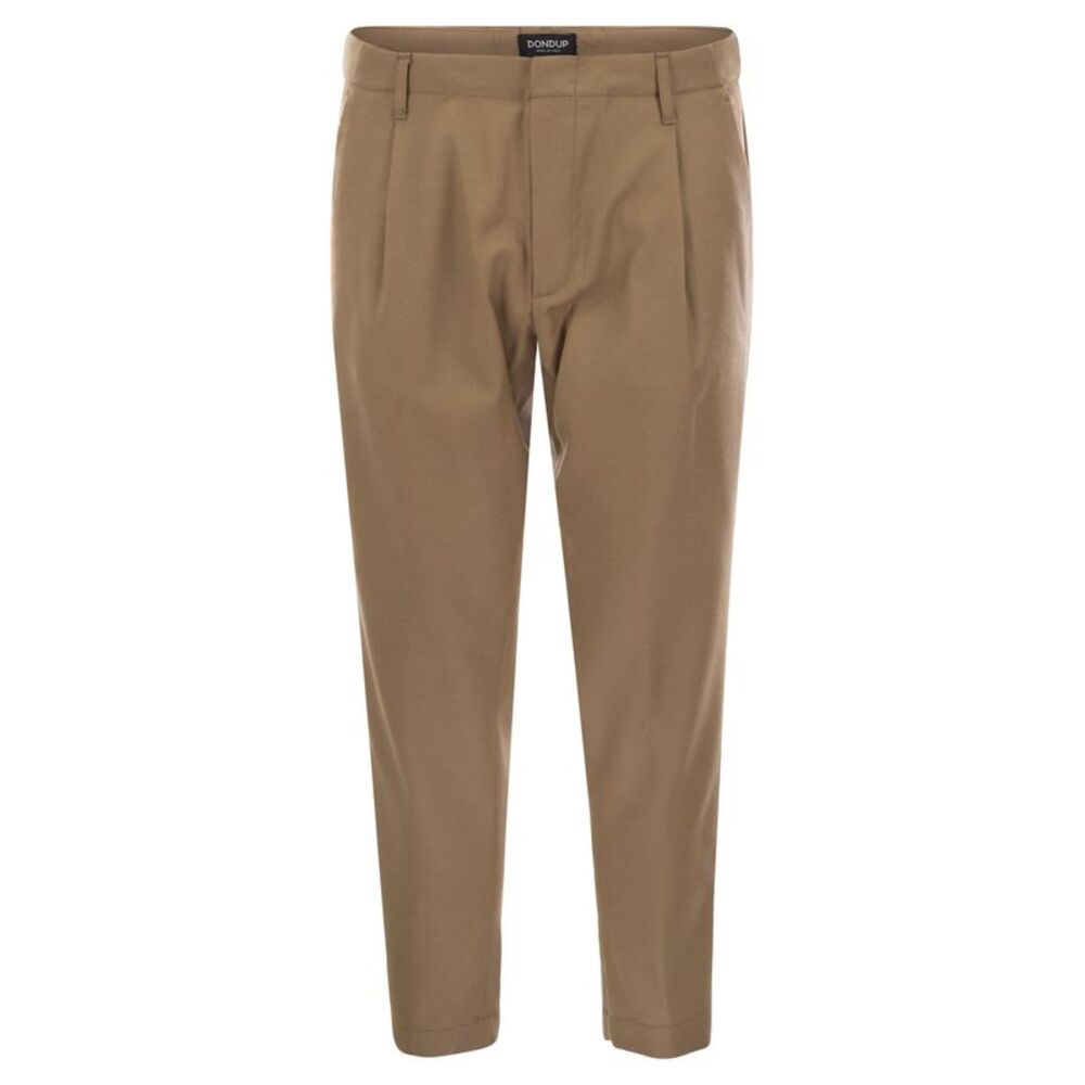 Dondup Men Ben - Carrot Pants In Wool